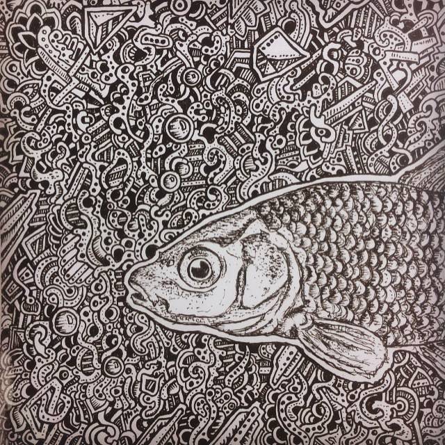 A Fish Drawing Easy