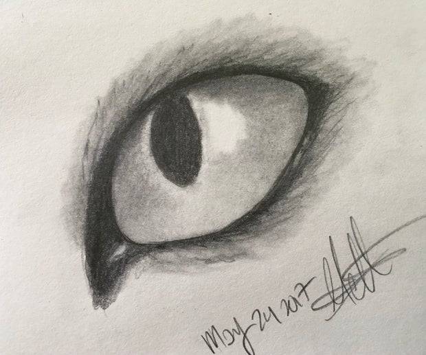 Abstract Eye Drawing