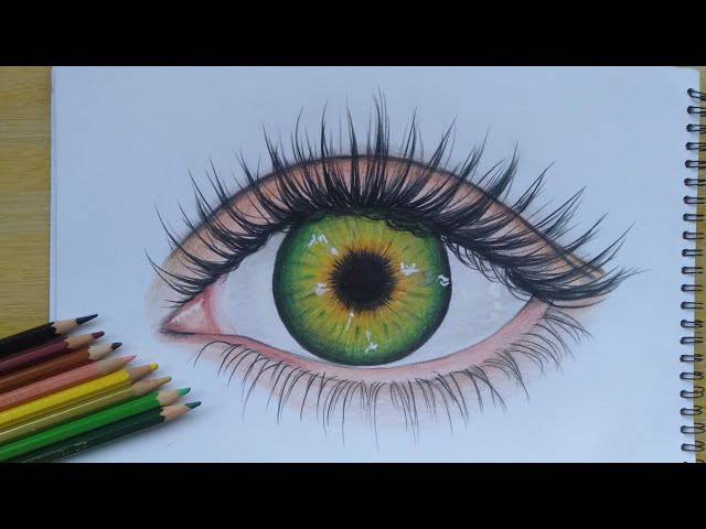 Anime Lashes Drawing