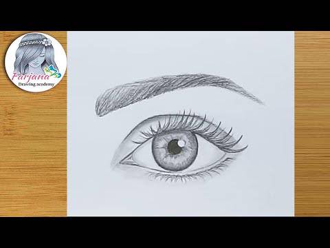 Brown Eye Drawing