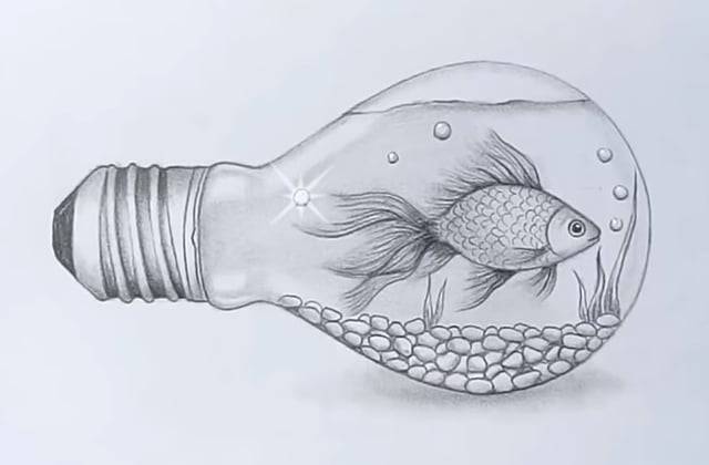 Butterfly Fish Drawing