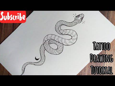 Cobra Snake Drawing Step By Step