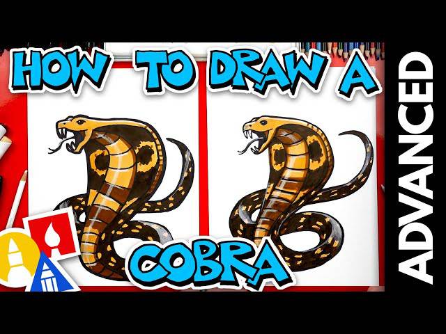 Easy King Cobra Drawing