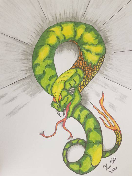 Snake Design Drawing